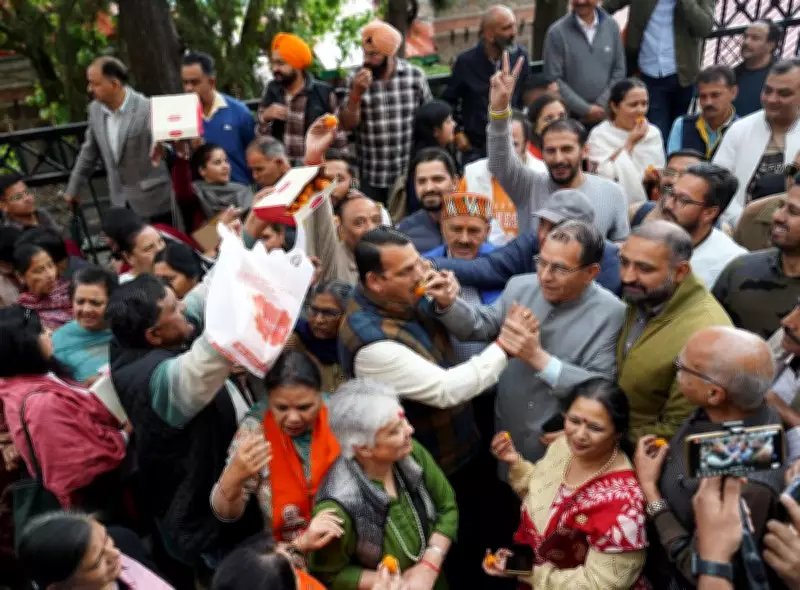 Himachal BJP Workers Celebrate Party's Win in Key States