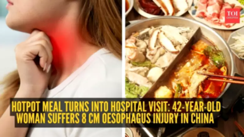 Hotpot Meal Causes 8 cm Oesophageal Ulcer in Chinese Woman, Raises Health Concerns