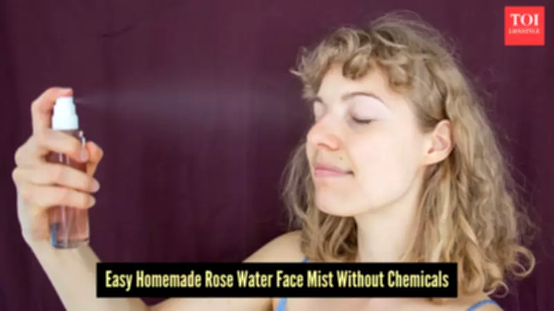 How to Make Chemical-Free Rose Water Face Mist at Home