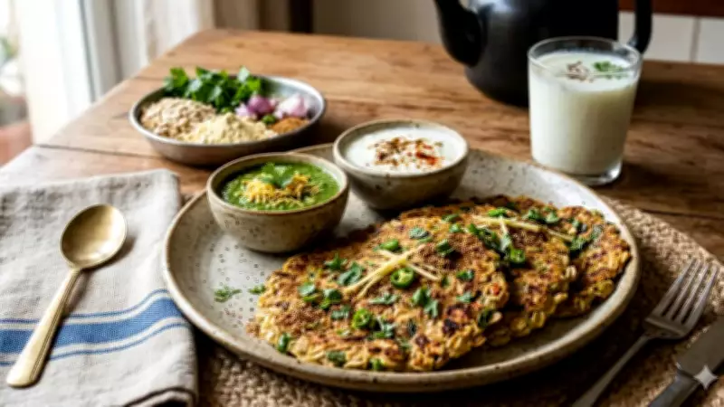 How to Make Oats, Besan, and Chaach Chilla for a Light Summer Breakfast