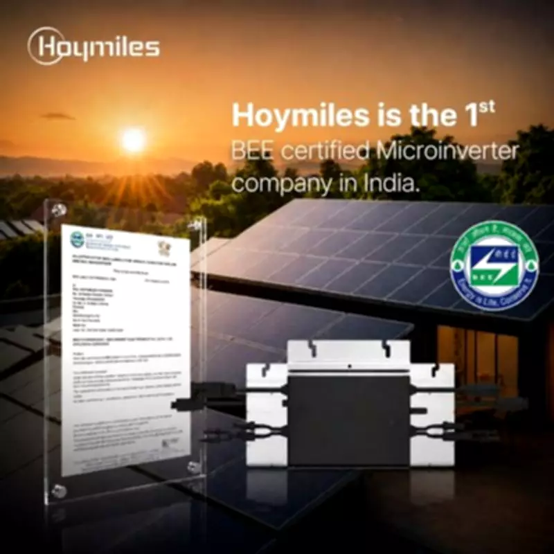 Hoymiles Microinverters Get BEE Rating, Boosting Solar Efficiency in India