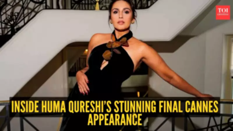 Huma Qureshi Closes Cannes 2026 in Stunning Black Velvet Gown