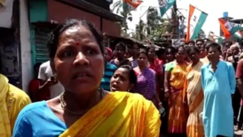 Hundreds protest TMC worker threats in West Bengal