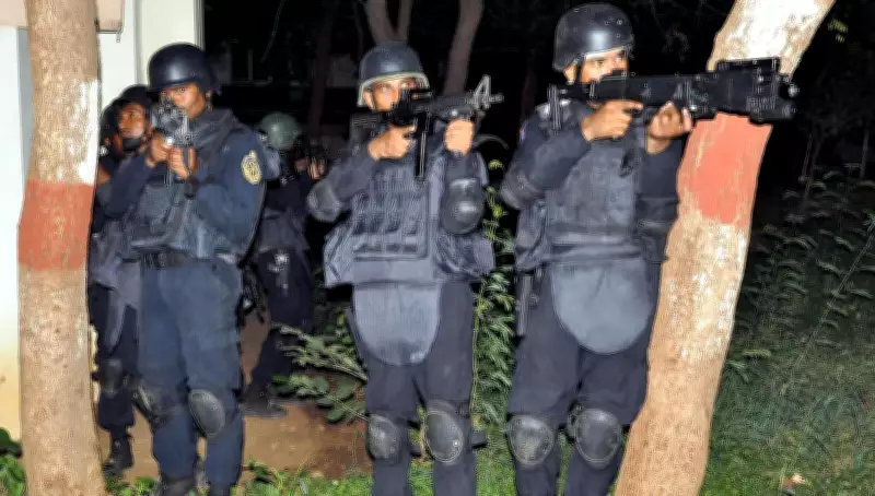 Hyderabad DGP Reviews Greyhounds and Octopus Commando Units