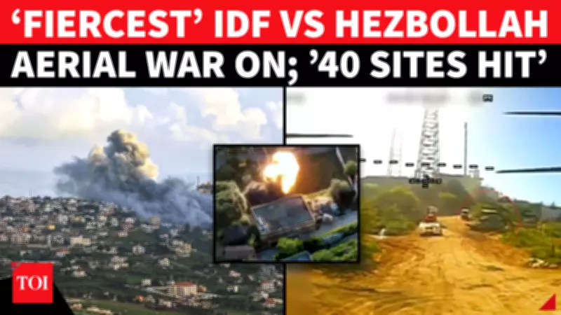 IDF Launches Massive Strikes on Hezbollah Rocket Infrastructure in Lebanon