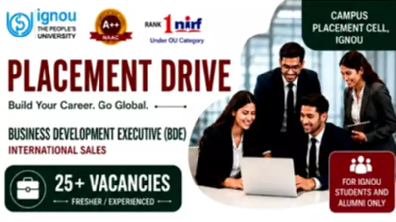 IGNOU Placement Drive 2026: BDE Roles at Flybunch Ventures on May 20