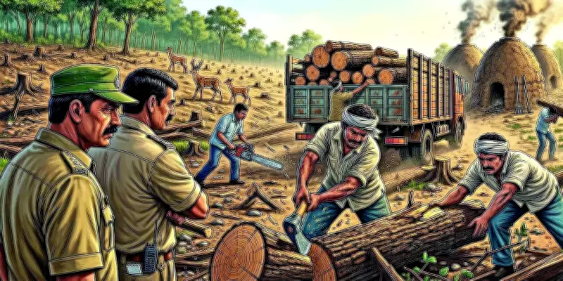 Illegal Tree Felling of 1,700 Trees in Bhavnagar District Raises Alarm