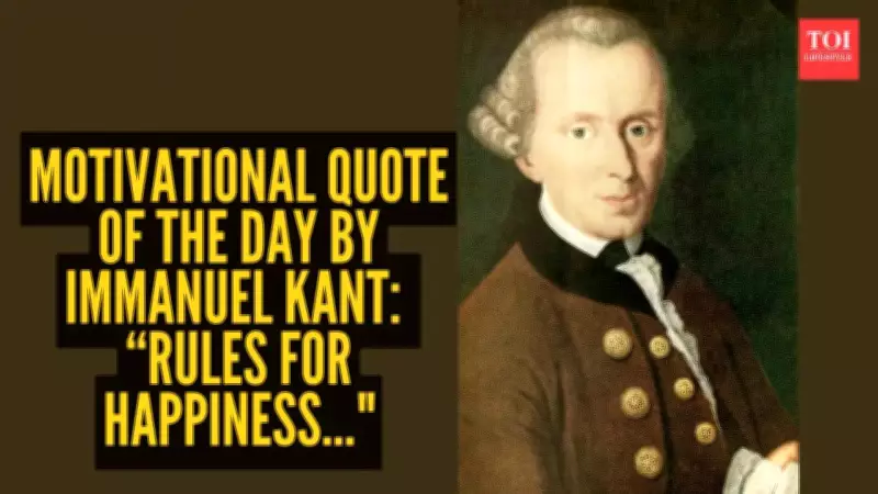 Immanuel Kant's 3 Simple Rules for Happiness: Do, Love, Hope