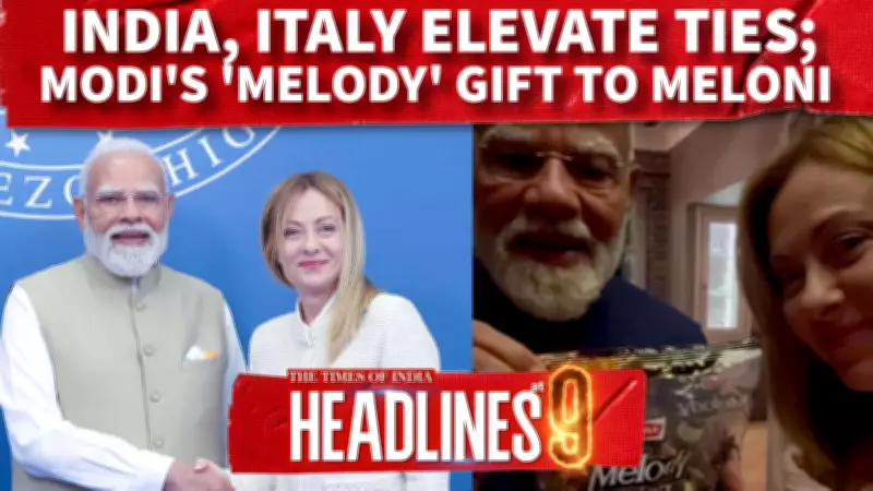 India-Italy Ties Elevated to Strategic Partnership; PM Modi's Melody Gift Goes Viral