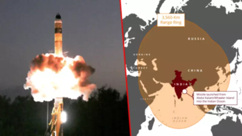 India Successfully Tests Advanced Agni-5 MIRV Missile with 5,000 km Range