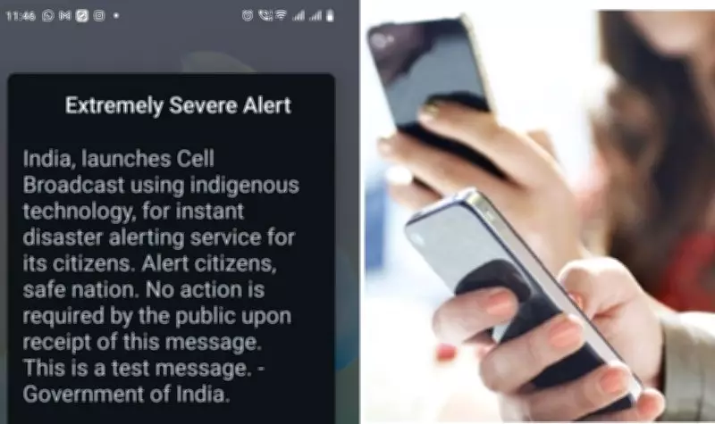 India Tests New Disaster Alert System, Severe Message Sent to Millions