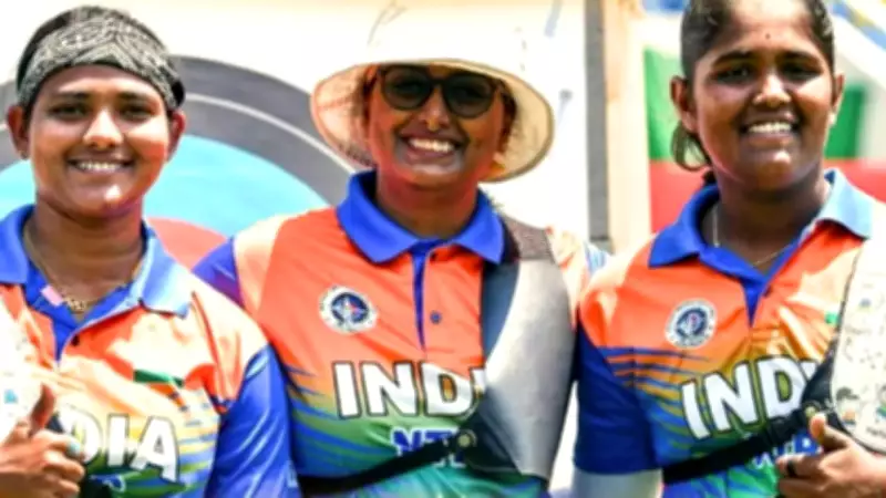 India women's recurve archery team wins World Cup gold in Shanghai