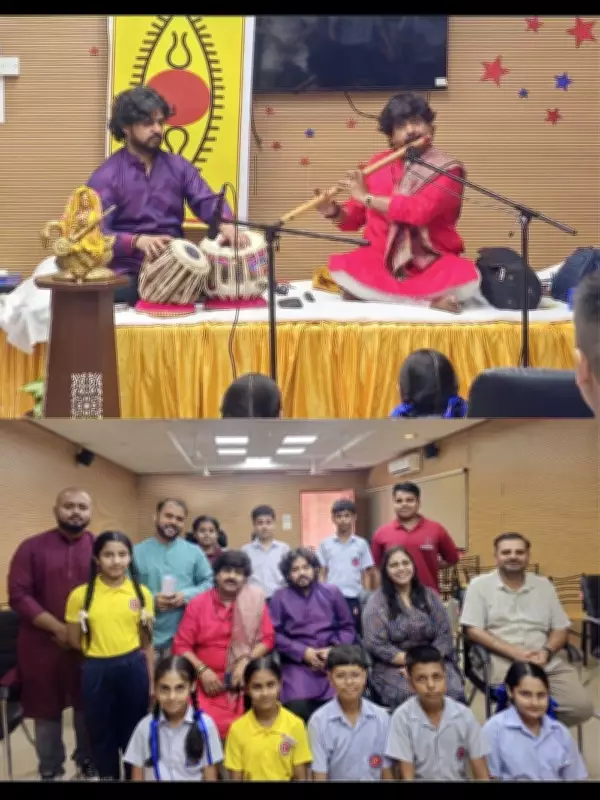 Indian Classical Music Concert Enthralls Audience at Tribune School