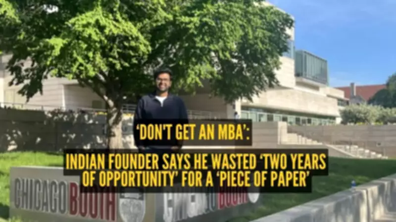 Indian Founder's Viral Post: Skip MBA, Start Now