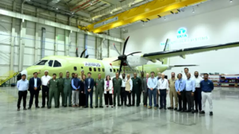 India's First Domestically Produced C-295 Aircraft Ready for Flight Test