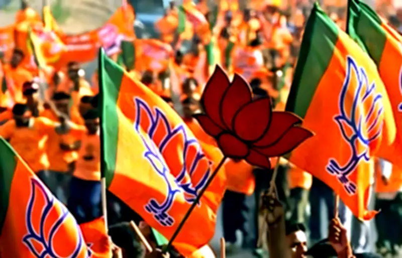 India's Political Map: BJP Dominance with Regional Gaps