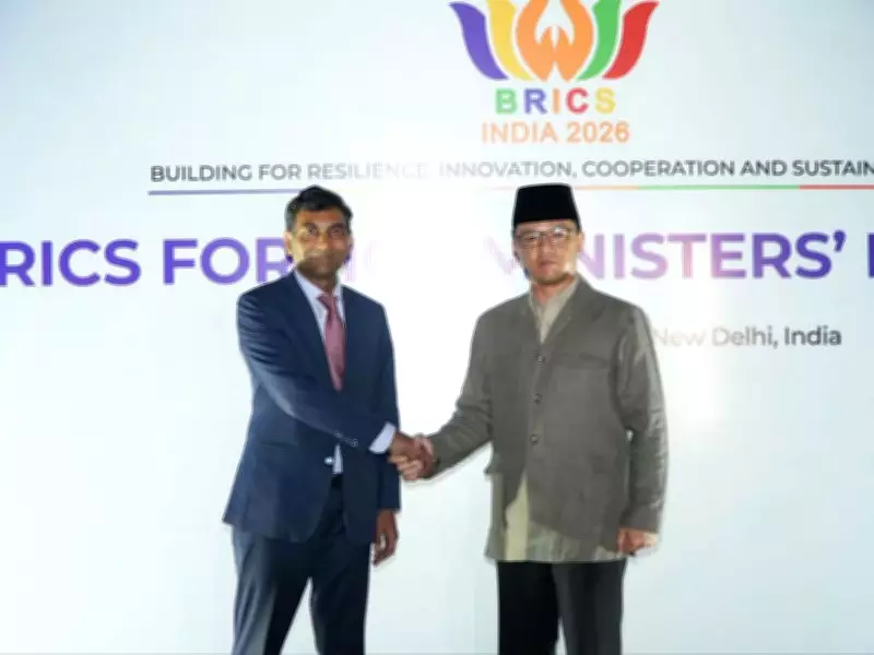 Indonesian FM Sugiono Arrives in India for BRICS Foreign Ministers Meeting