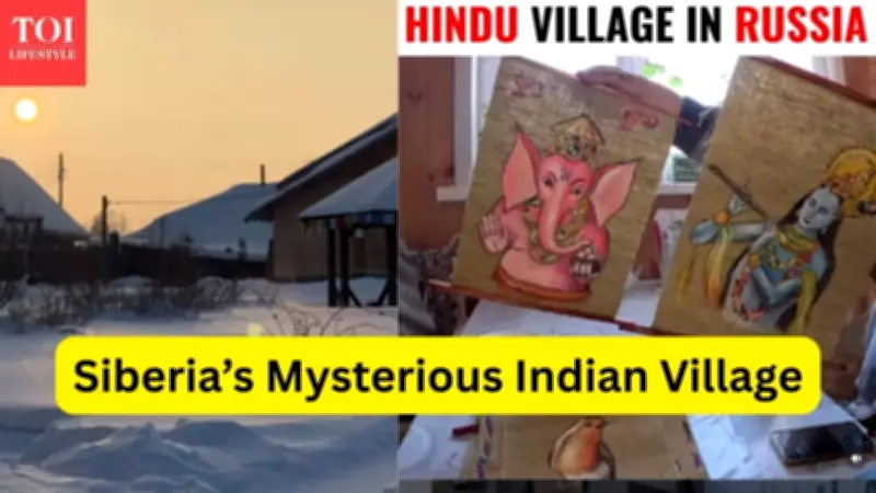Inside Siberia's Hindu Village Okunevo Where Hare Krishna Chants Echo at -40°C