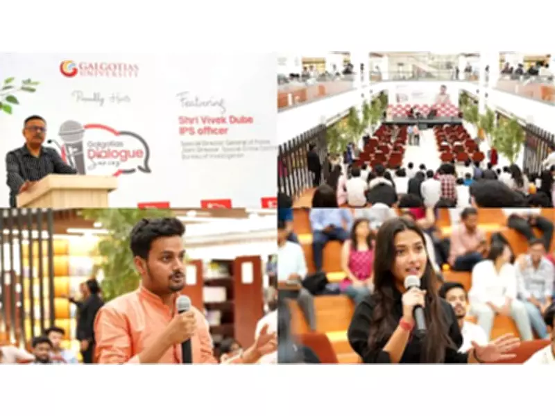 IPS Officer Vivek Dube Praises Galgotias University's Advanced Learning Ecosystem