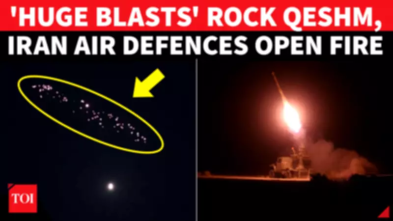 Iran Activates Air Defenses on Qeshm Island After Explosions, Gulf Tensions Rise
