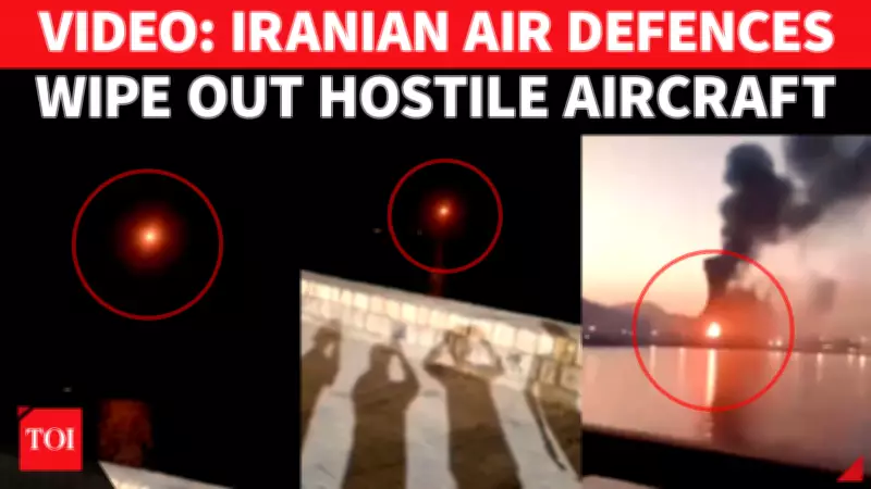 Iran Air Defenses Down Hostile Aircraft Near Hormuz Amid Tensions