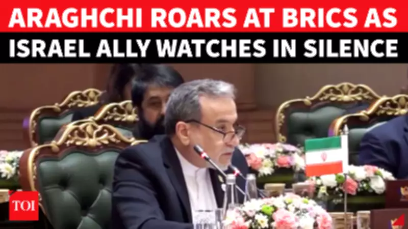 Iran FM Araghchi at BRICS Vows to Crush US 'Superiority' Amid Hormuz Tensions