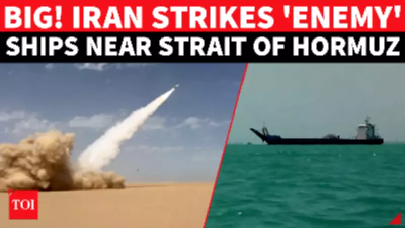 Iran Navy Opens Warning Fire at Vessels Near Strait of Hormuz