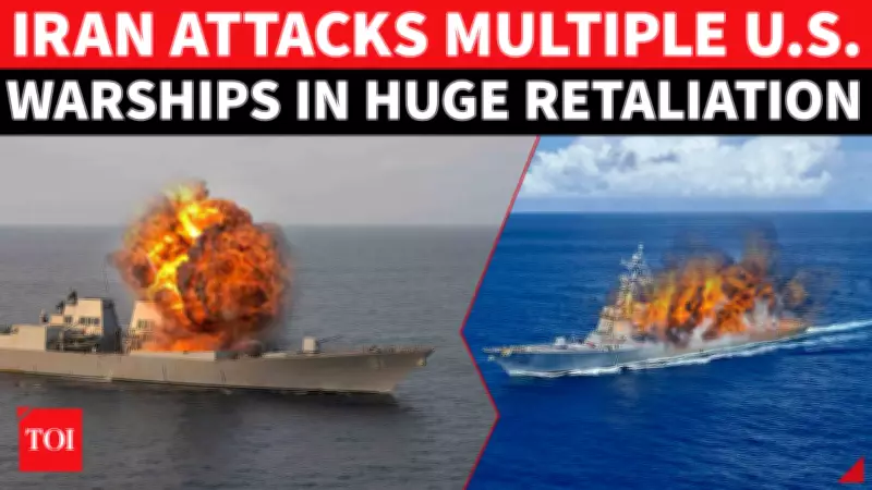 Iran Navy Strikes 3 US Warships in Hormuz Retaliation for Bandar Abbas Attack