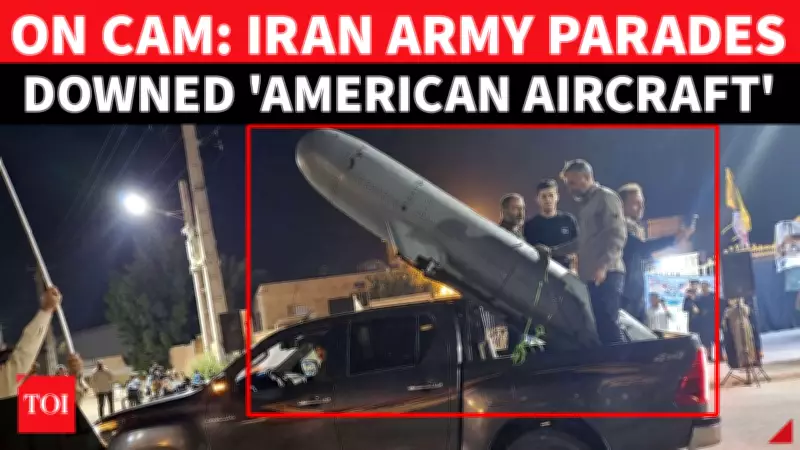 Iran Parades Suspected US Drone Wreckage After Shooting It Down Near Hormuz Strait