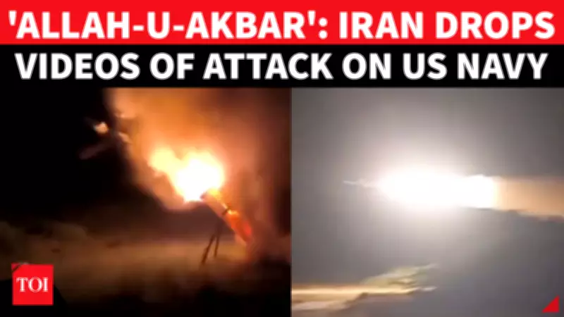 Iran Releases Missile Hellfire Video Targeting US Navy Destroyers in Hormuz