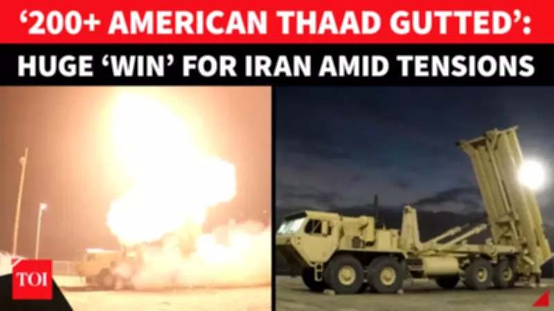 Iran War Drains US THAAD Arsenal; Pentagon Faces Costly Reality Check