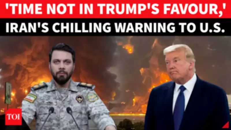 Iran Warns US 'Running Out of Time' as IRGC Threatens Consequences