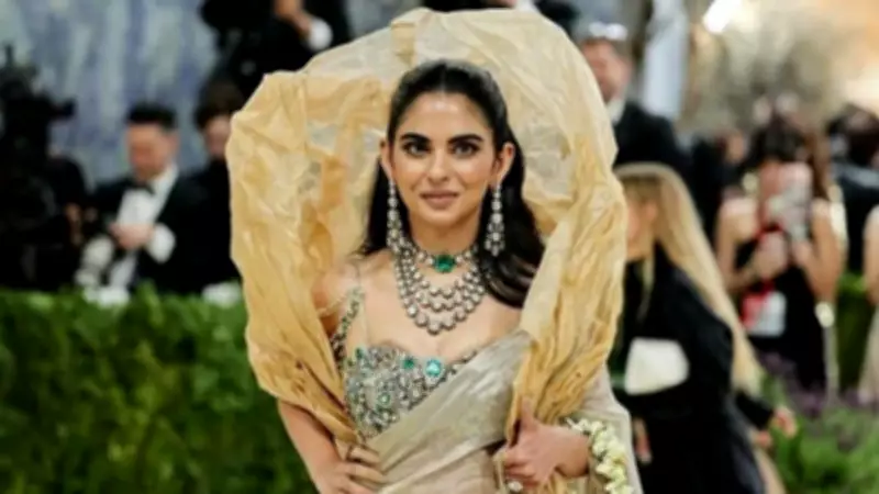 Isha Ambani Dazzles at Met Gala 2026 with Over 1800 Carats of Diamonds