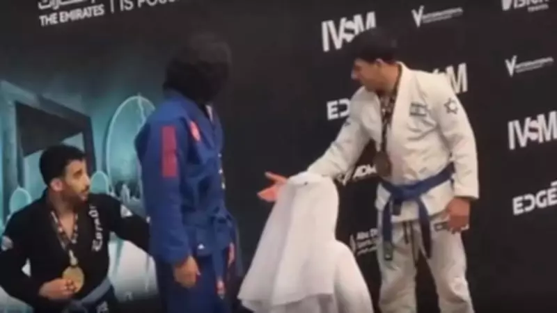 Israeli Jiu-Jitsu Medalist Snubbed by Kuwaiti Opponent at Abu Dhabi Grand Slam