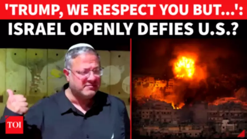 Israeli Minister Ben Gvir Breaks with Trump, Demands Ruthless Offensive on Hezbollah