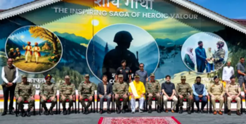 J-K L-G Manoj Sinha Inaugurates Shaurya Gatha Complex in Karnah