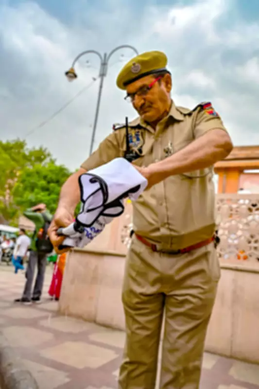 Jaipur Police Introduces Reflective Cooling Jackets for Traffic Officers Amid Heatwave
