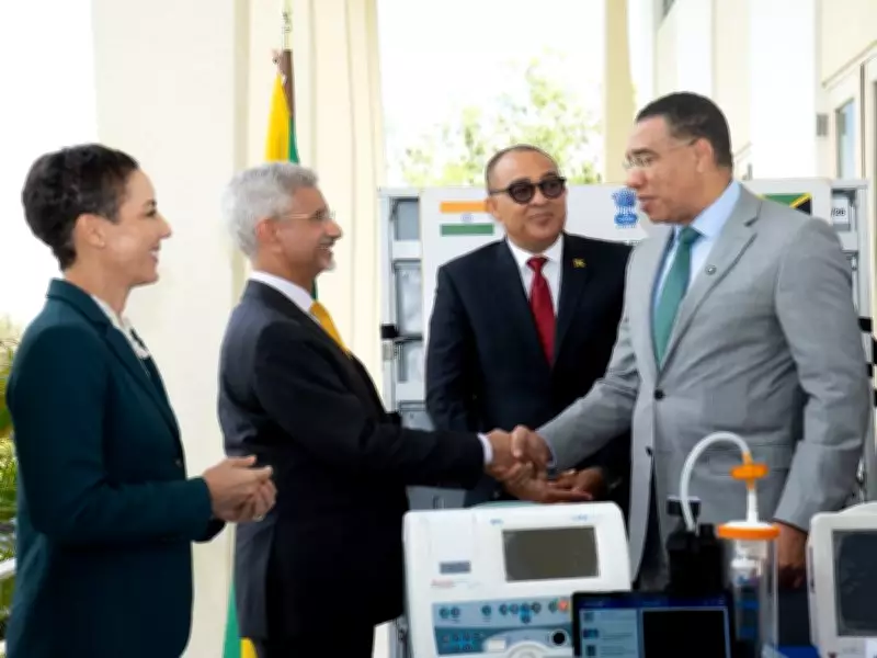 Jaishankar Meets Jamaican PM, Hands Over Bhishm Cubes for Disaster Readiness