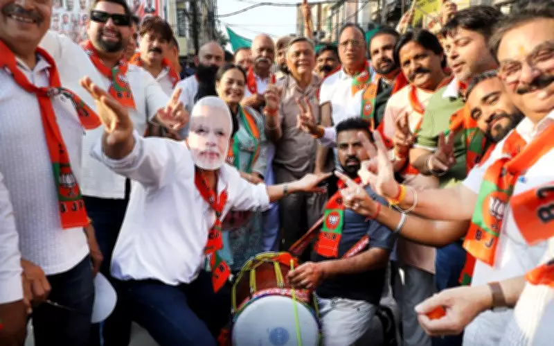 Jalandhar BJP Celebrates Landmark Bengal Victory with Dhol and Laddoos