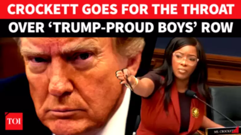 Jasmine Crockett Blasts Trump Over Proud Boys Ties in Fiery House Speech