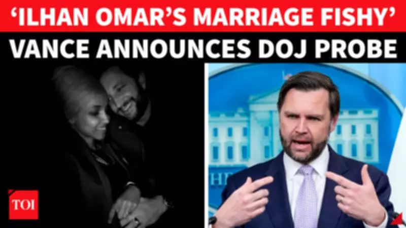 JD Vance Says DOJ Reviewing Ilhan Omar Marriage Allegations