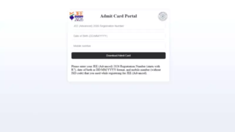 JEE Advanced 2026 Admit Card Released at jeeadv.ac.in