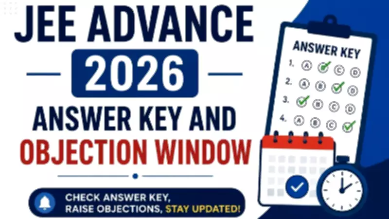 JEE Advanced 2026 Answer Key, Result Dates Announced by IIT Roorkee