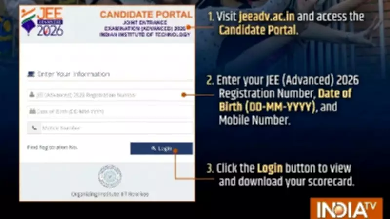 JEE Advanced 2026 Scorecard Released: Direct Link at jeeadv.ac.in