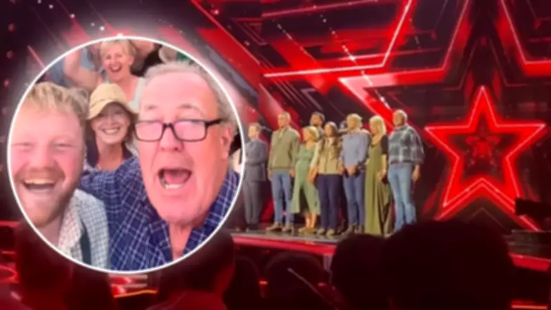 Jeremy Clarkson Celebrates Hawkstone Farmers Choir's Britain's Got Talent Final Win