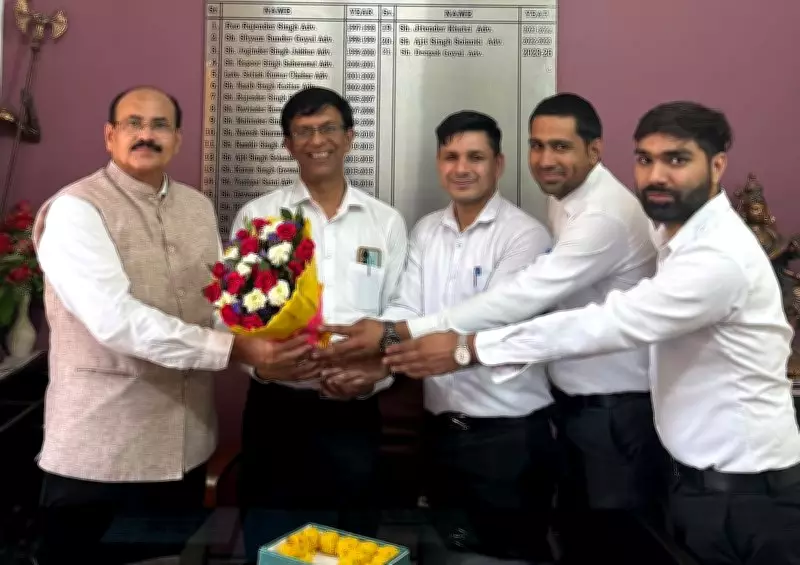 Jhajjar Advocates Accord Warm Welcome to Bar Council Member