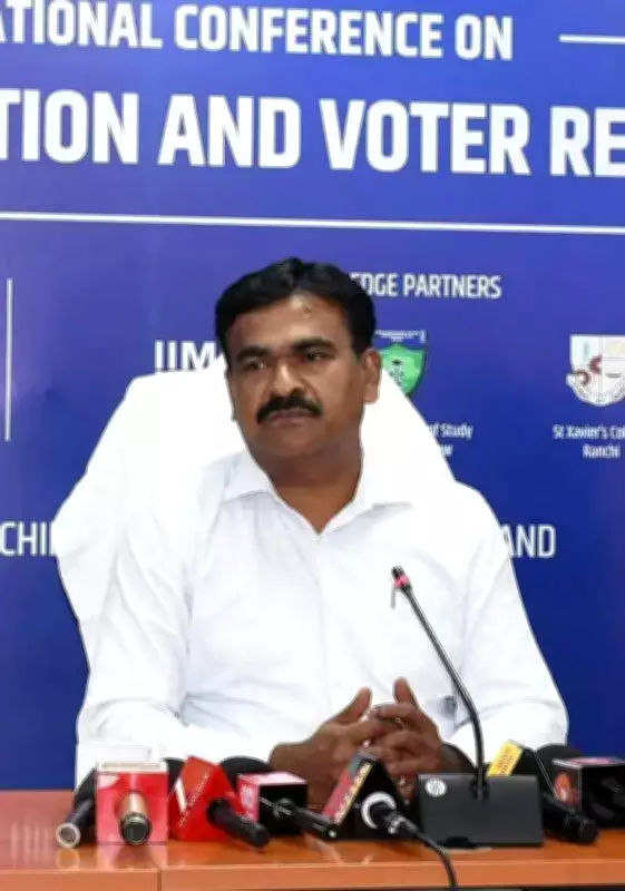 Jharkhand CEO Allays Fears Over Voter List Deletions During SIR