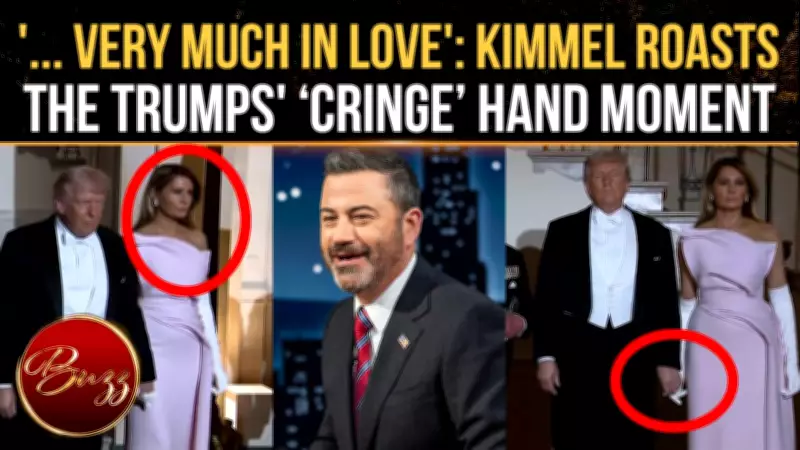 Jimmy Kimmel Mocks Trump-Melania Hand Moment, Jokes He 'Saved' Their Marriage
