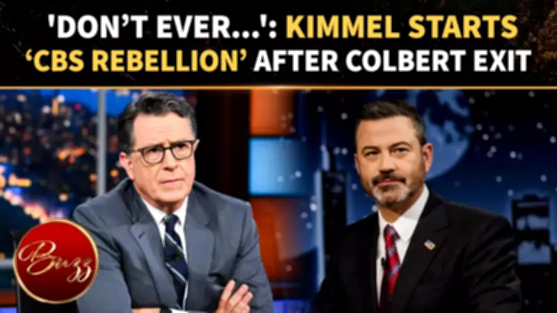 Jimmy Kimmel Urges Viewers to Boycott CBS After Stephen Colbert's Finale