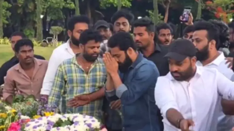 Jr NTR Pays Emotional Tribute to Grandfather NTR on 103rd Birth Anniversary